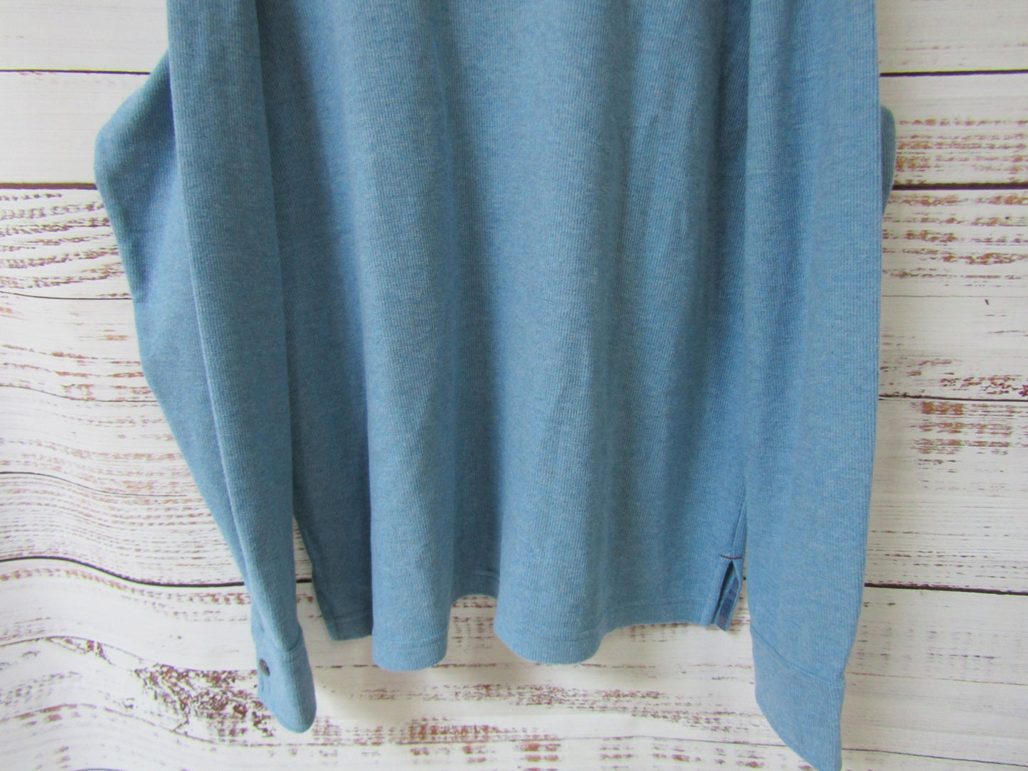 Tommy Bahama Las Arias Men's Light Blue Sweatshirt Long Sleeve Polo Size XL