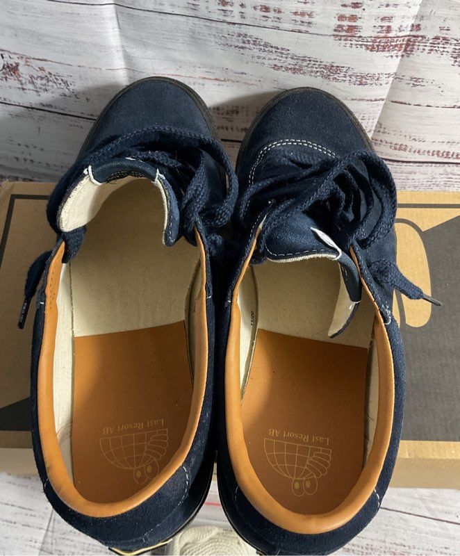 Last Resort AB - VM001 Suede Low Blue & Black Men's 9.5 Women's 11 With Box