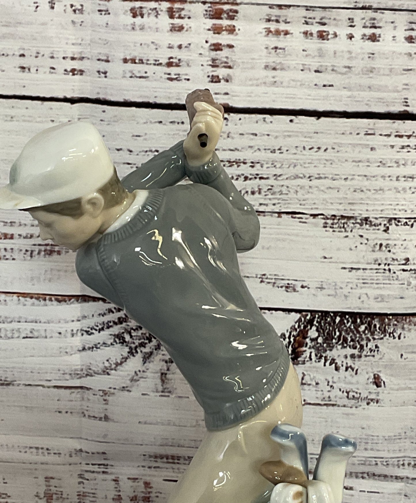 Lladro 4824 Golfer Porcelain Figurine
