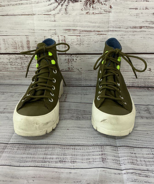Women's Converse All Star Lugged Winter High GTX Sneakers in Dark Moss Size 6.5