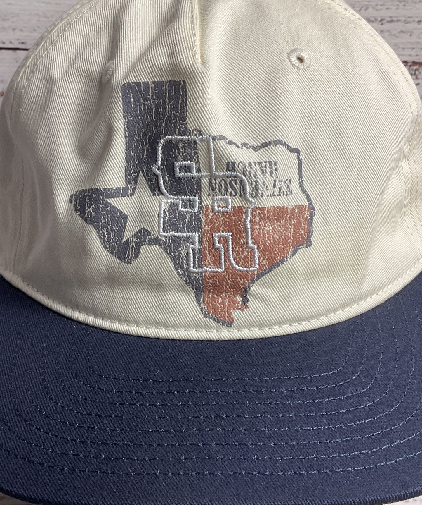 Stevenson Ranch x Austin TX Lone Star Hat White Blue OS