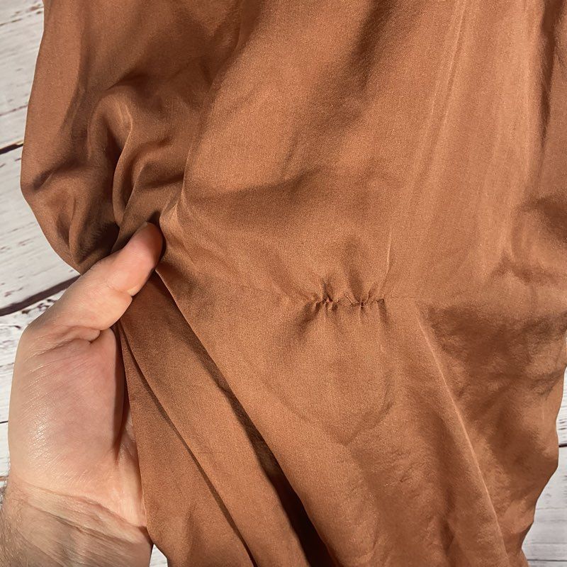 Lanvin Inside Out Rust Brown Sleeveless Casual Dress - Size in Description