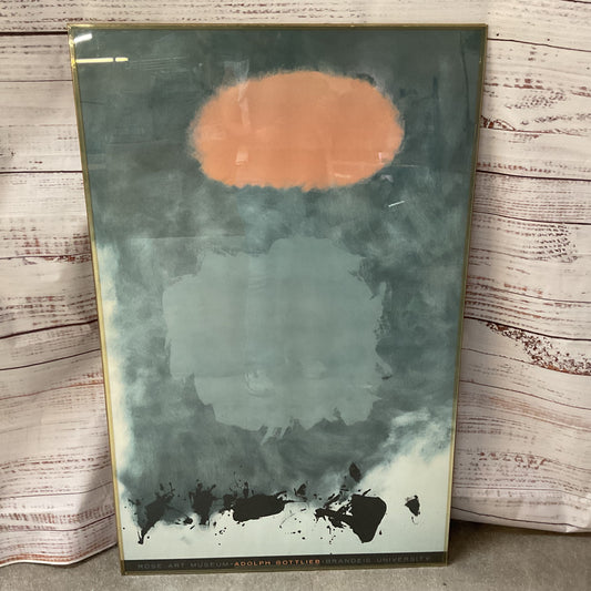 VTG. Rose Art Museum ADOLPH GOTTIEB "Rising" Brandeis Univ. Lithograph Poster