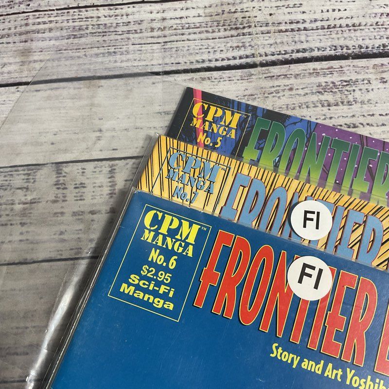CPM Manga Frontier Line #5-7 Vintage Sci-Fi Comic Book Lot 2000