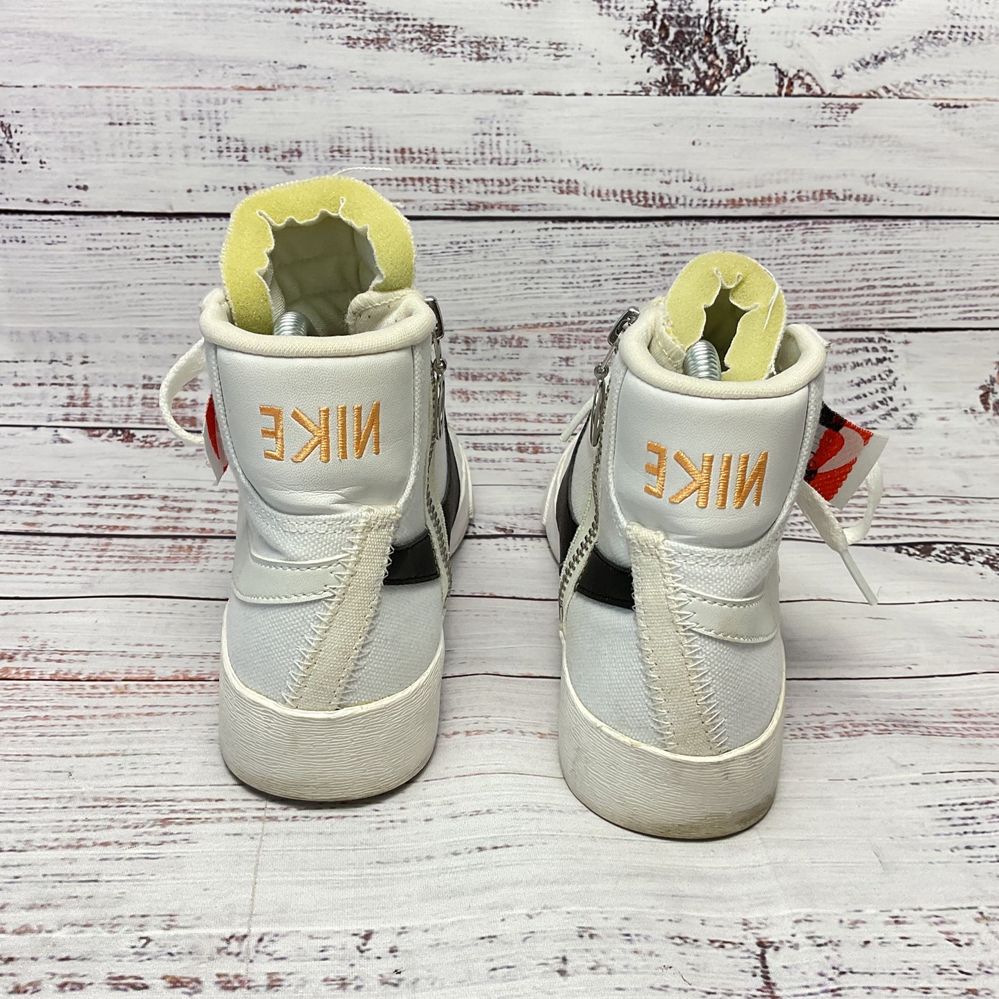 Nike Mid Rebel BQ4022-102 White Asymmetrical Sneaker Casual Shoe Women Size 6.5