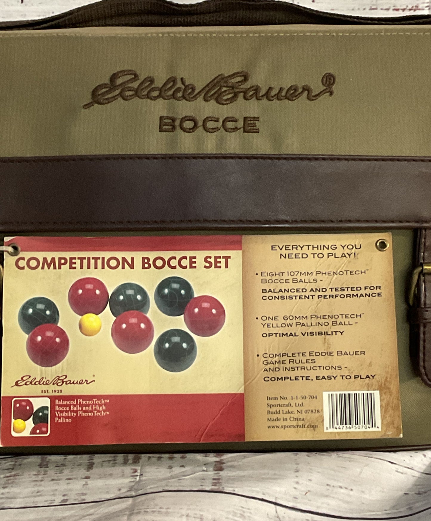 Eddie Bauer Competition Bocce Ball Set