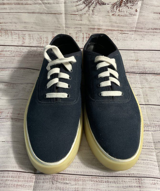 Fear of God Men's Canvas 101 Backless Navy Blue Sneakers Size 46 EU / 13 US