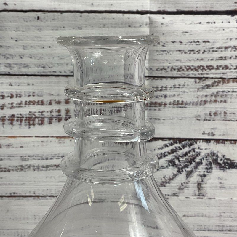 William Yeoward 9.5" Glass Georgian Carafe Magnum Bottle MSRP $225