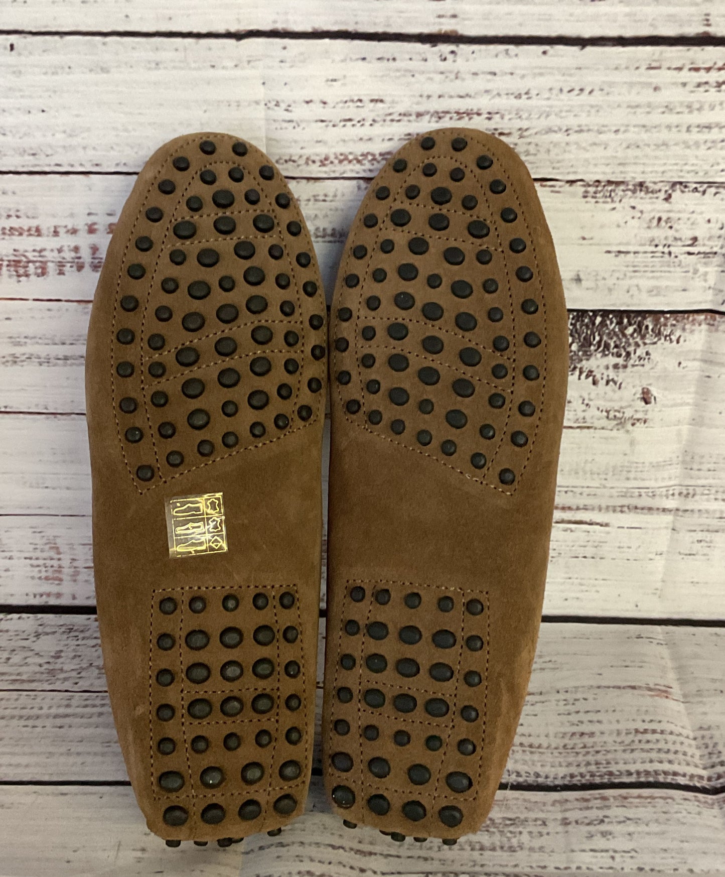 Marzio Suede Driving Penny Loafers Brown 6.5