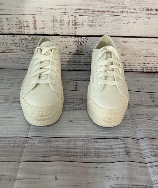 NWOB Women's Keds Leather Platform White Sneaker Size 7