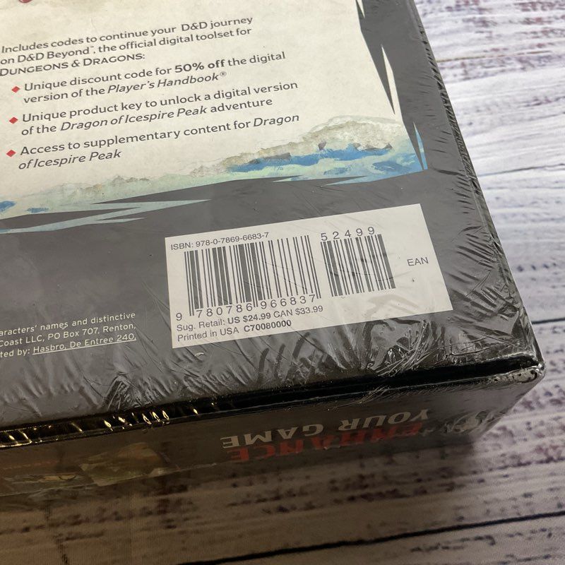 NEW SEALED Dungeons & Dragons Essentials Kit