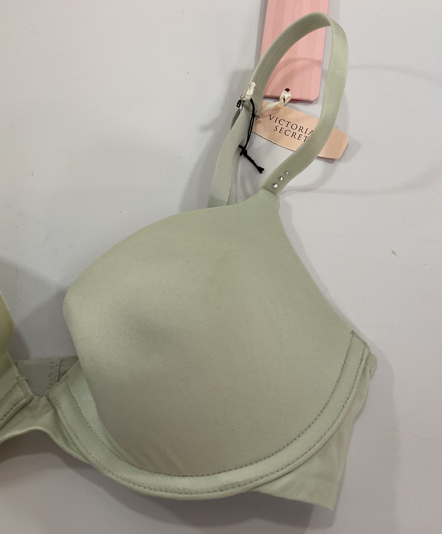 Victoria's Secret Demi Uplift Women's Green Nylon Blend Bra Size 32C
