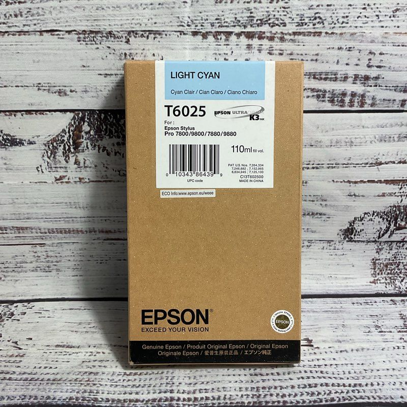 Nob Epson T6024 110ml Light Cyan Ink Stylus Pro 7880-9880