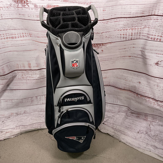 NFL New England Patriots Wilson New England Patriots Cart Golf Bag w/ Access.