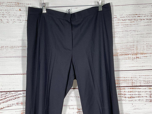 JIL SANDER Women's Navy Blue Wool Lightweight Dress Pants- SZ 44