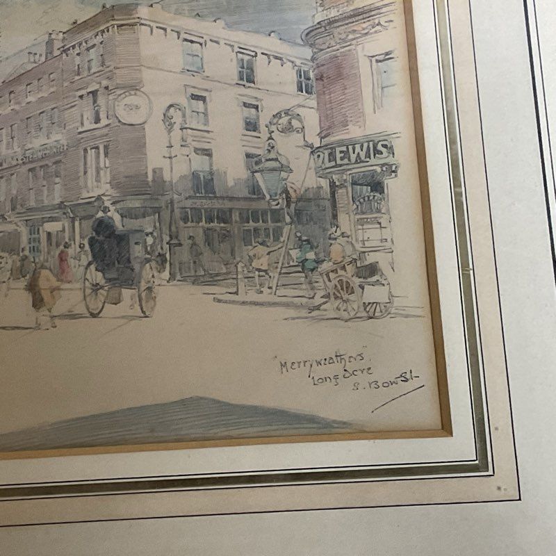 Set of 3 VTG./ANTIQUE HOWARD PENTON Colored Lithographs- FRAMED 19.5" X 14.5"