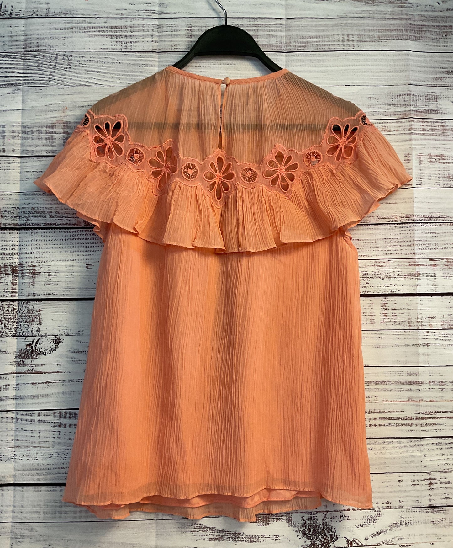 NWT Women's Rebecca Taylor Peach Top Size 8 Retail $118