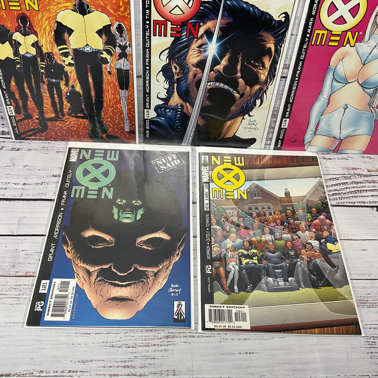 New X Men Marvel 114,115,116,121,126 1st App Negasonic Teenage Warhead 5 Comics