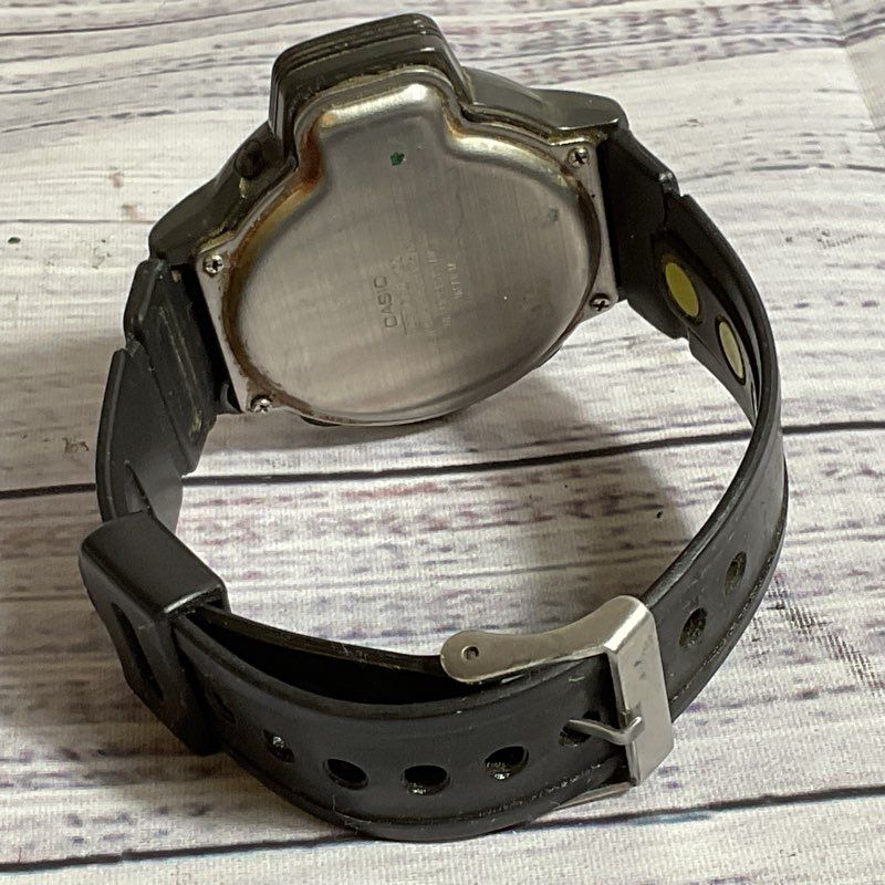 RARE VTG. CASIO CPW-100 1031 Men's Digital Compass Sensor Watch- NEEDS BATTERY