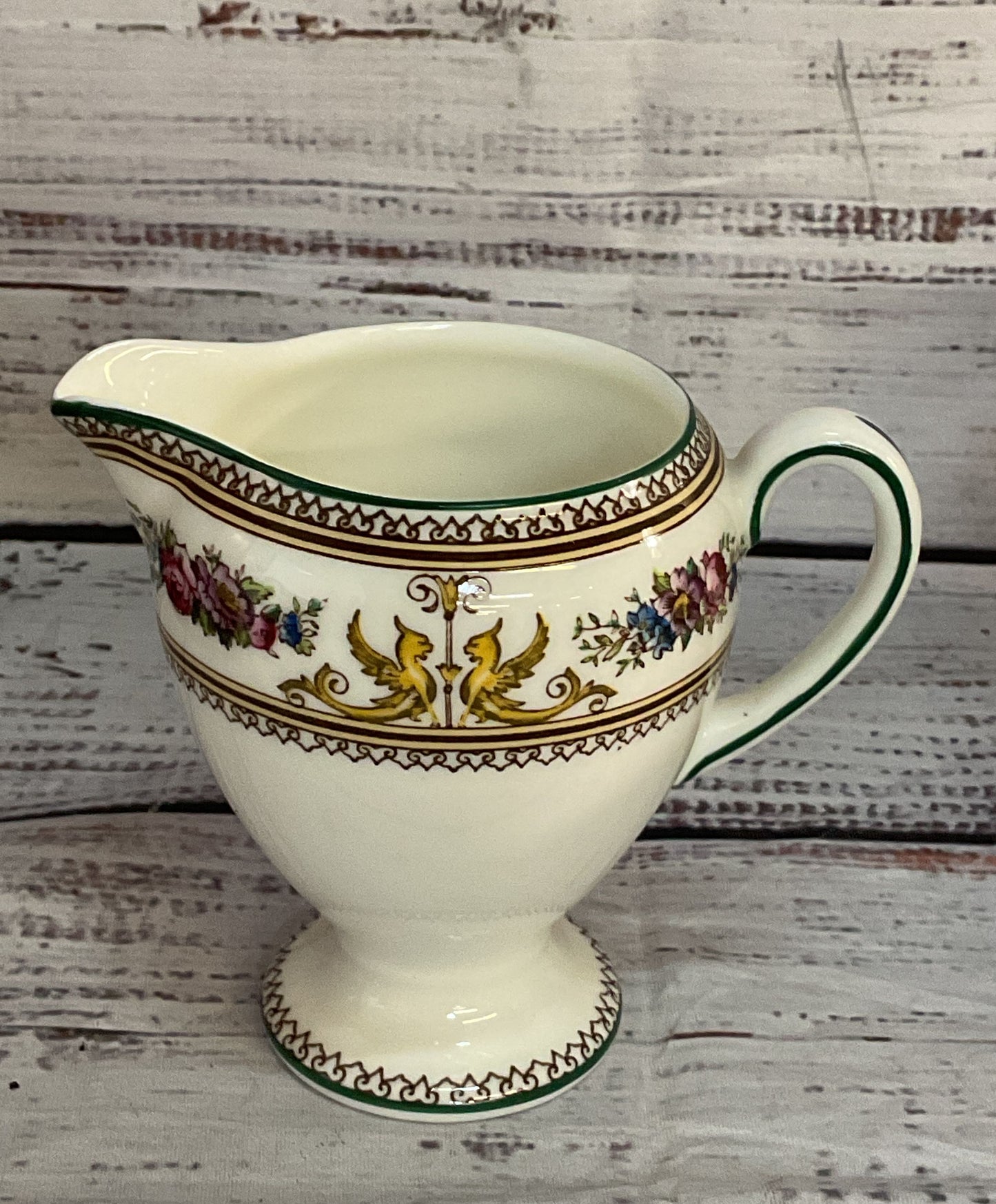 Wedgwood Columbia Bone China Floral Creamer Multicolor