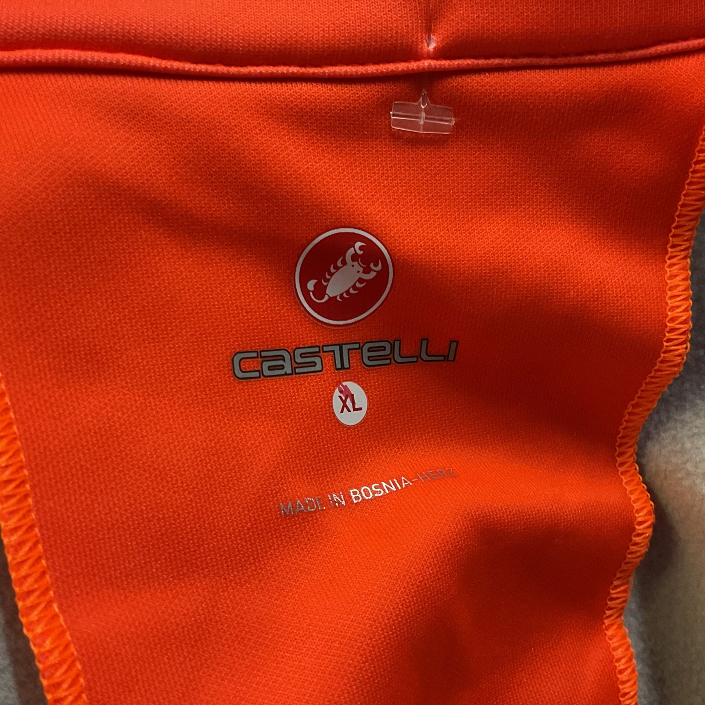 CASTELLI Women's Orange & Black Cycling Jacket- SZ XL