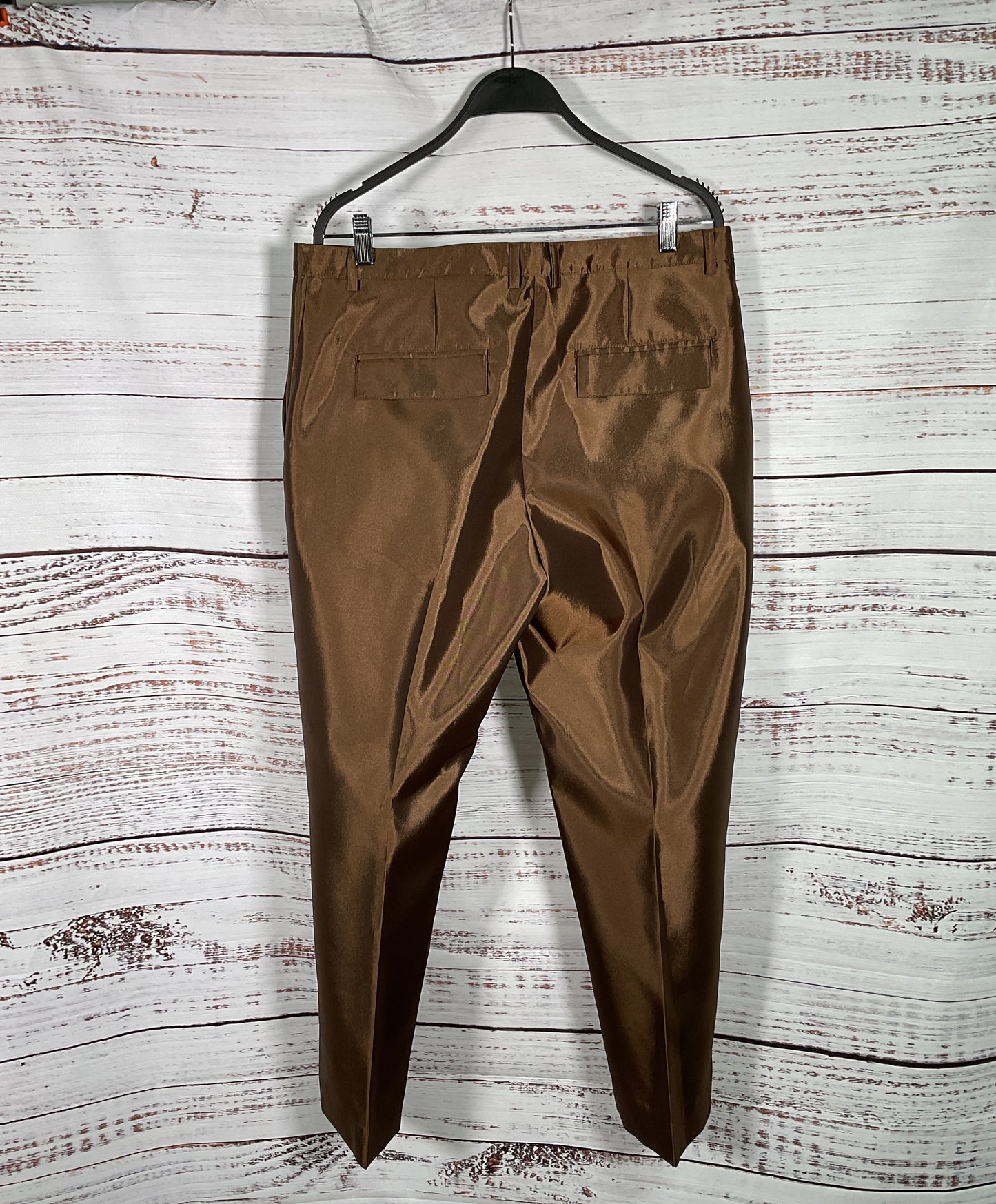 COS Women's Bronze Slim Fit Pants - Size 12 NWT