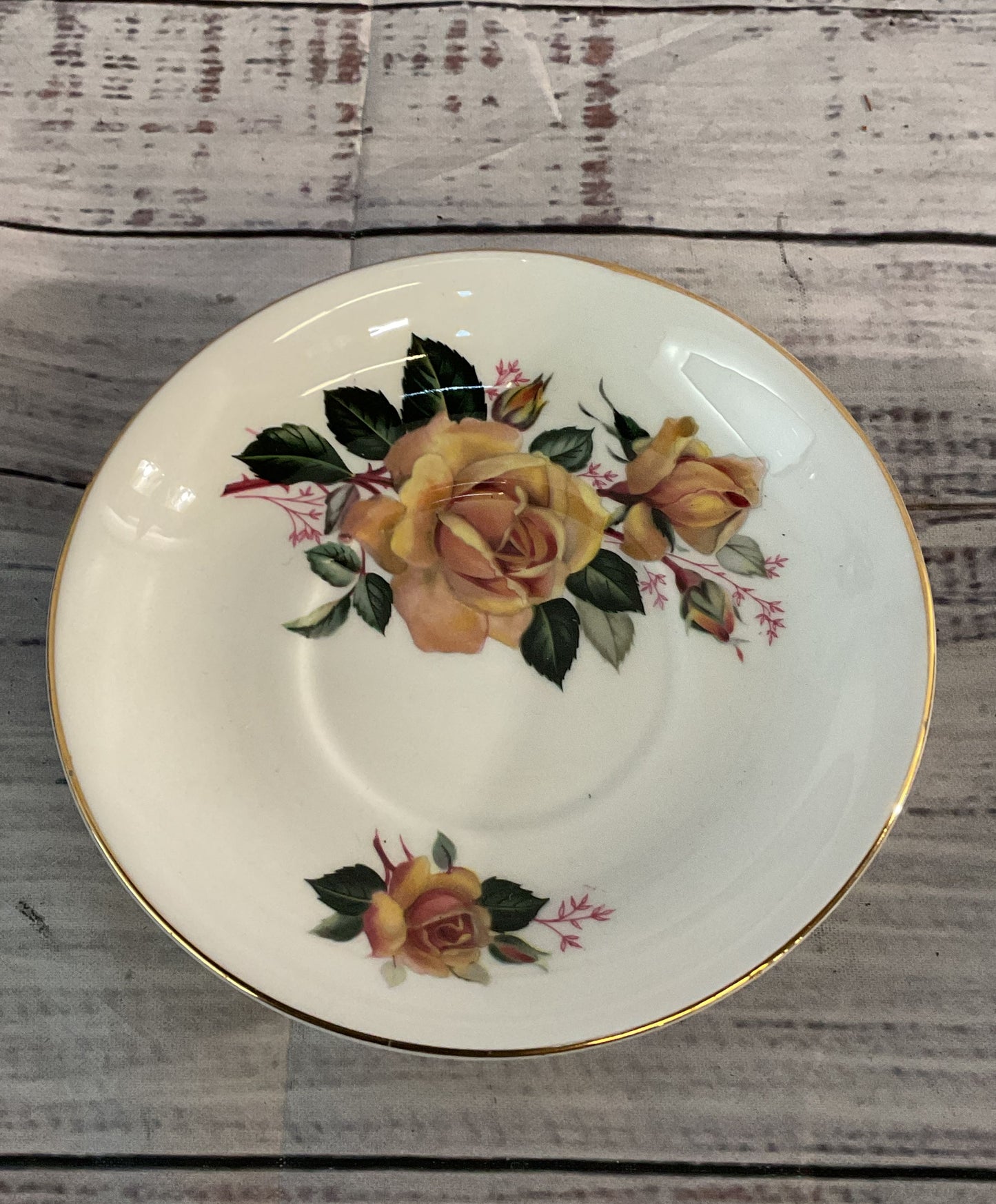 Royal Grafton Bone China Rose Demitasse Cup & Saucer Multicolor
