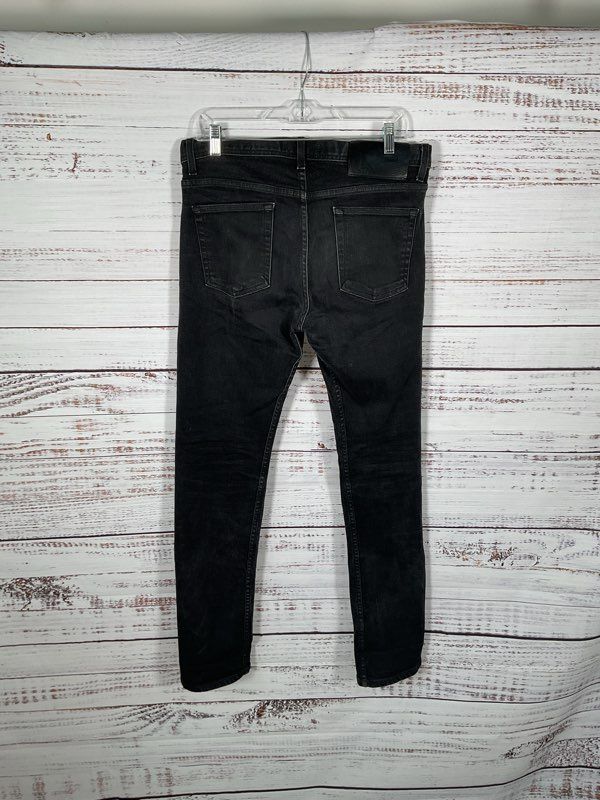 Men's Naked & Famous Weird Guy Selvedge Jeans Black Size 32