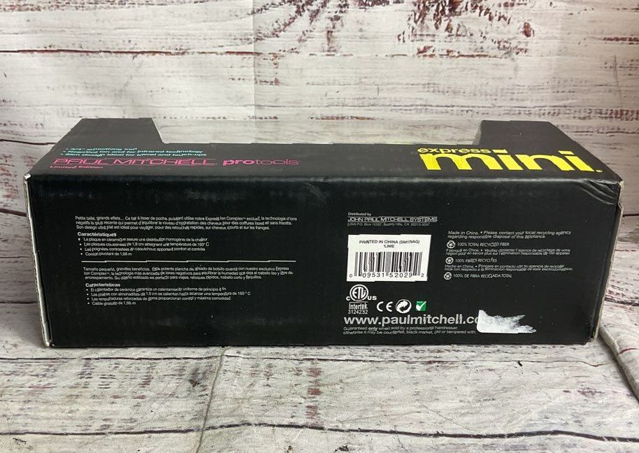 Paul Mitchell Pro Tools Express Mini Smoothing Iron Neon Yellow