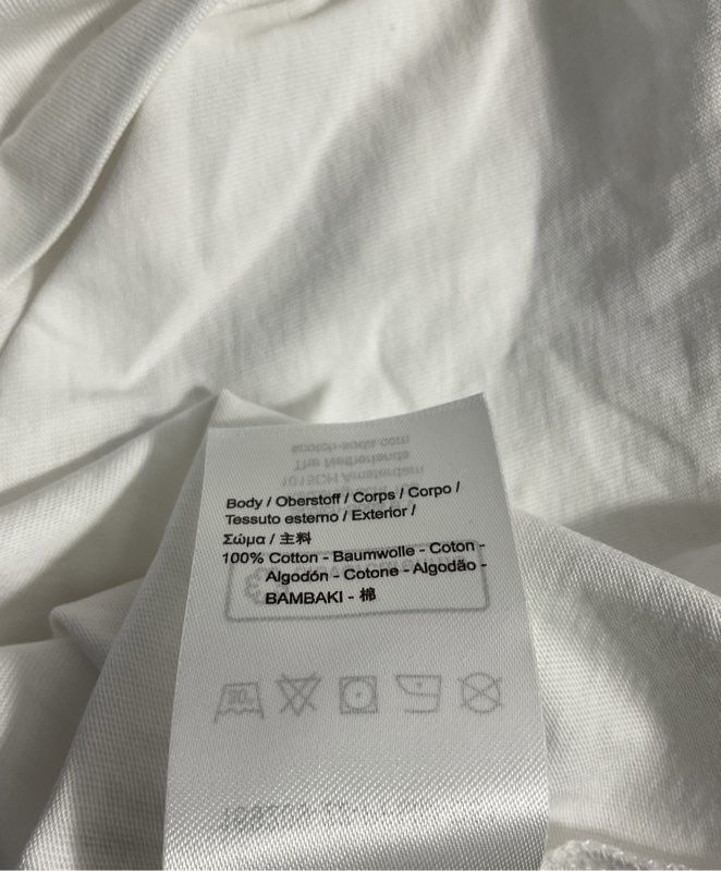 NWT Scotch & Soda White "Sorry, I Have Plants This Weekend" Logo T-Shirt Size M