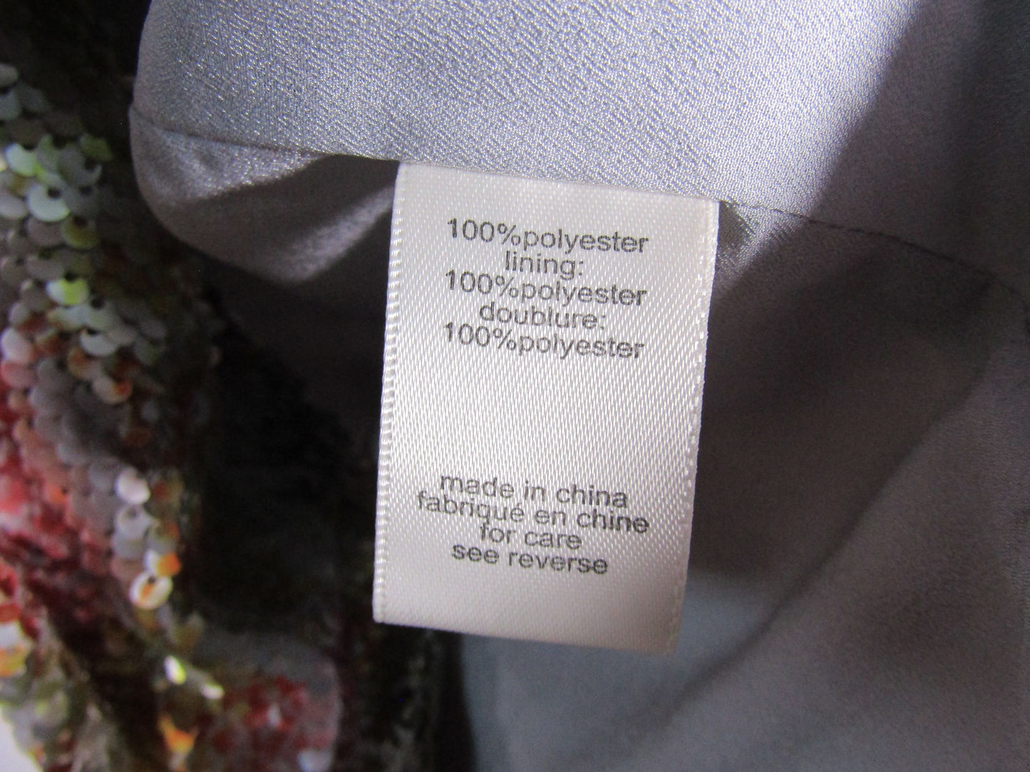 Ronny Kobo Eden Women's Multi-Color Sequin One Shoulder Dress Size S