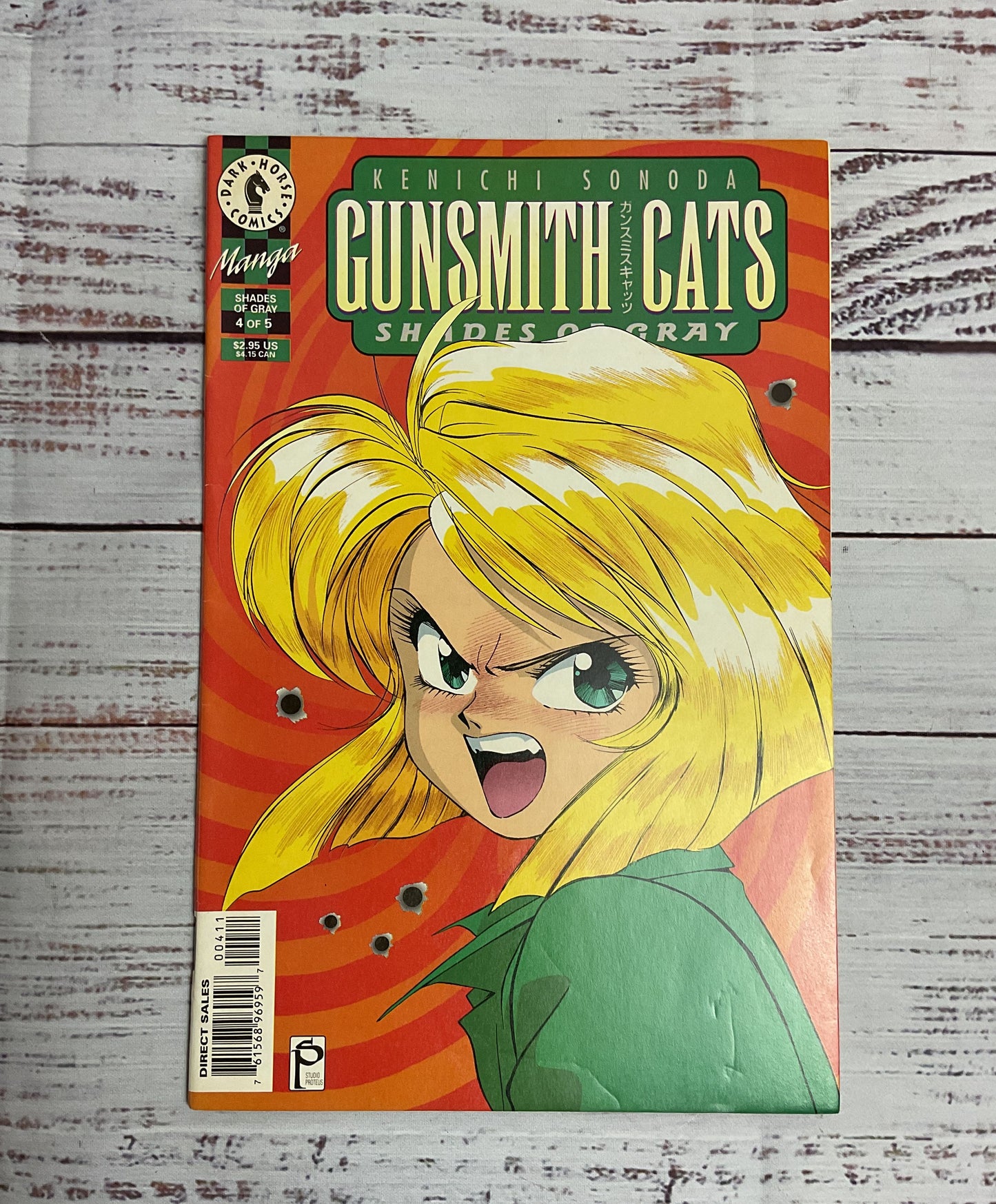 1997 Print Gunsmith Cats: Shades Of Gray: Kenichi Sonoda Vol #3-5 of 5 LOT