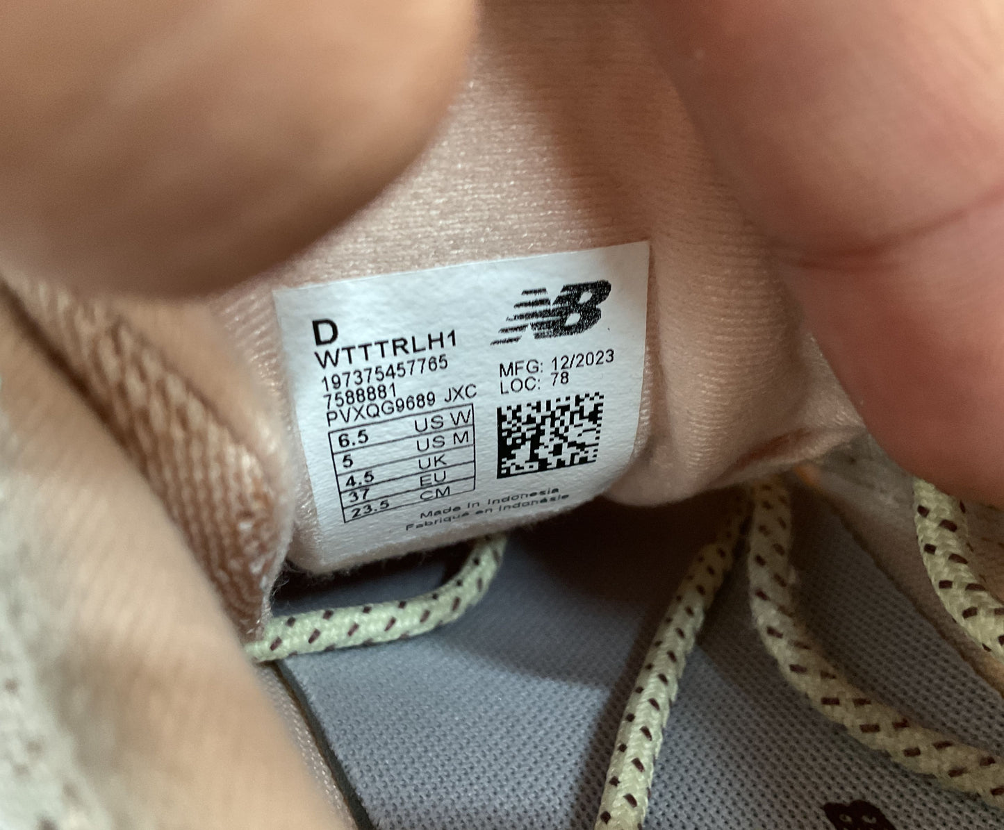 New Balance Tektrel Women's Limelight Clay Ash Sneakers Size 6.5 WTTTRLH1