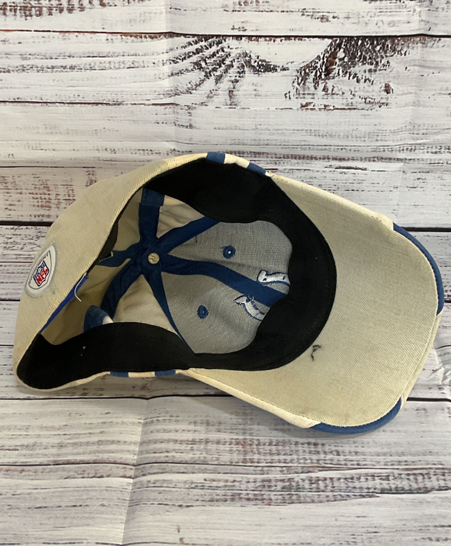 Indianapolis Colts Vintage Tarik Glenn Signed Baseball Cap Youth