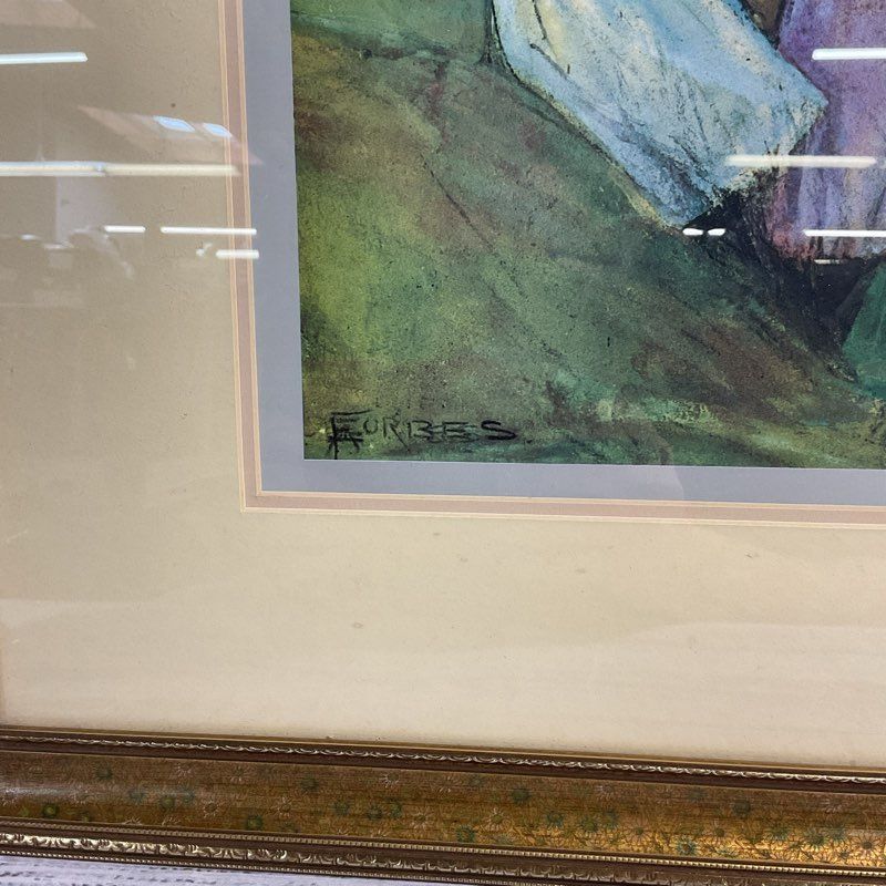 Ring a Ring o Roses by Elizabeth Forbes Framed Impressionist Print