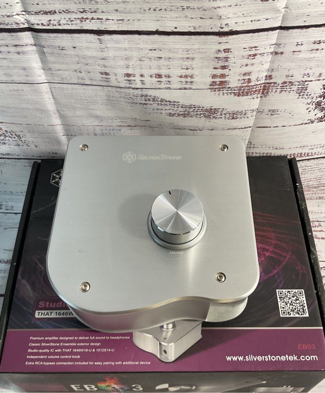 Silverstone Tek EB03S Premium Aluminum Headphone Amplifier