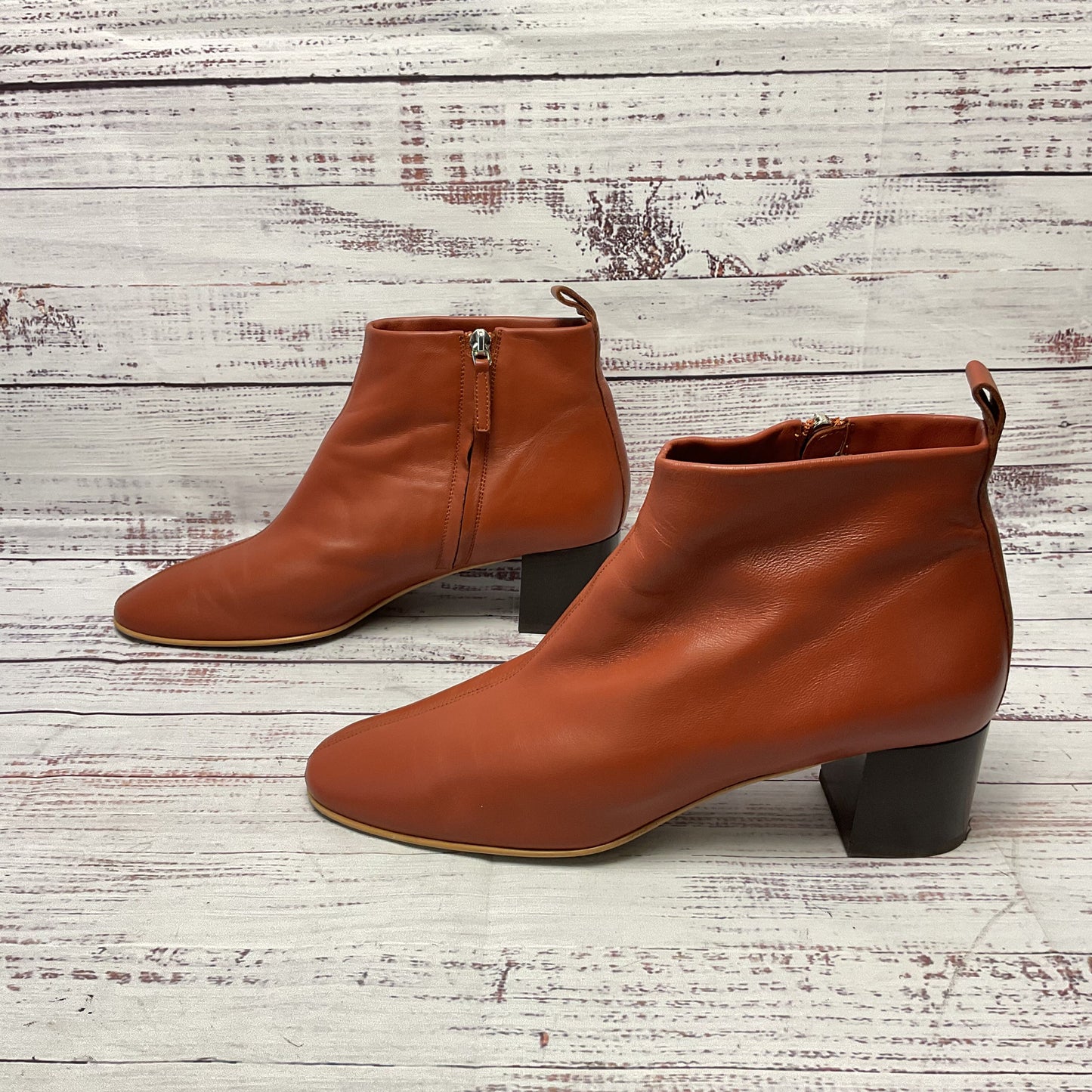 Everlane Day Brown Leather Ankle Boot Women Size 10.5