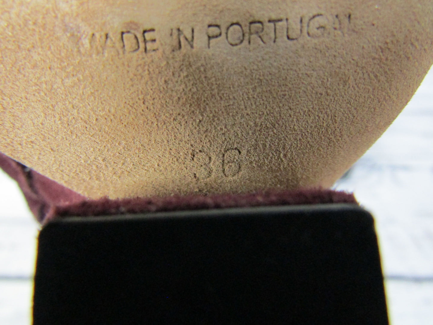 Iro Women's Wine Suede Ankle Boots Size 6 Made in Portugal