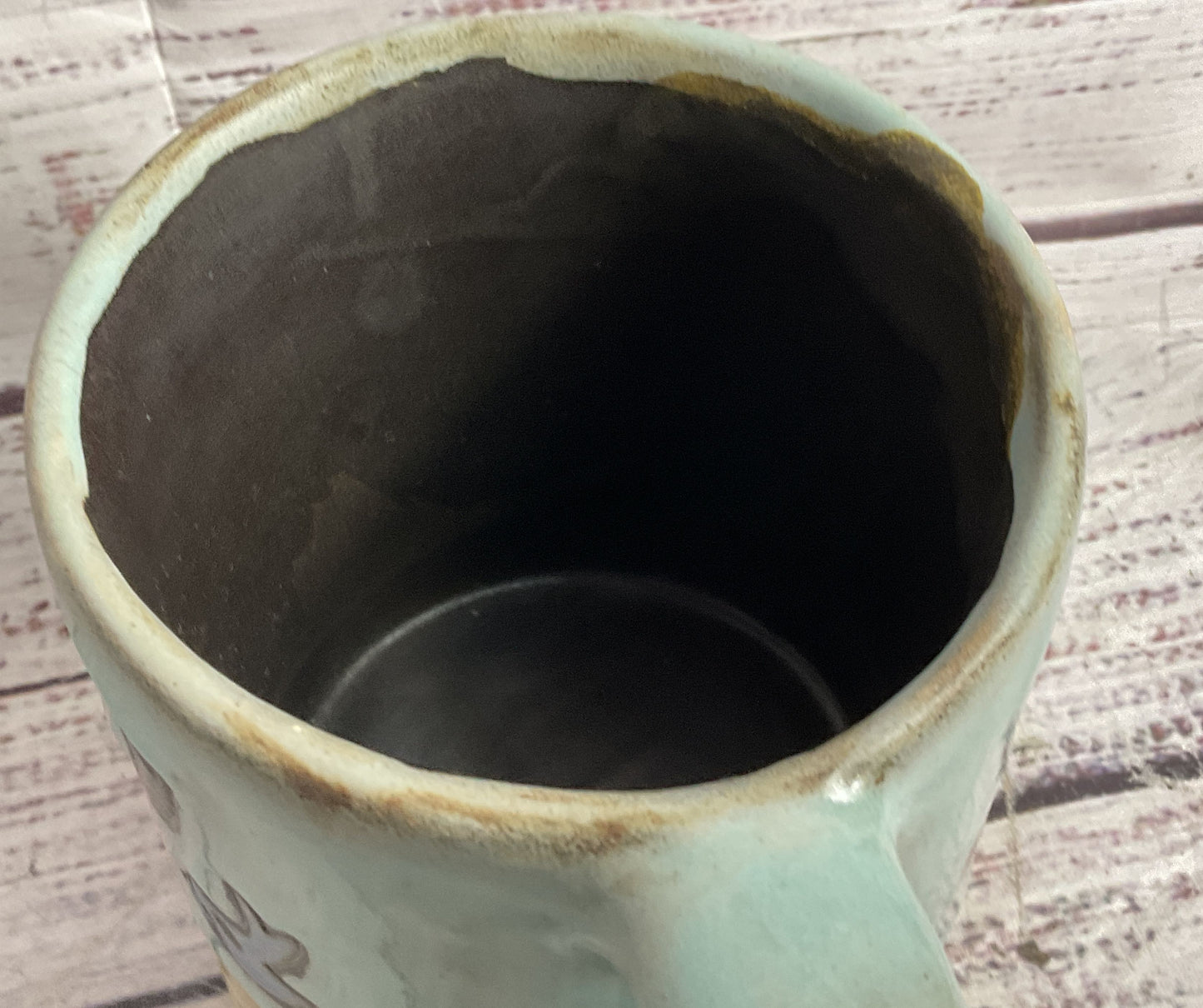 Design by Mara 16 oz Stoneware Mermaid Mug Multicolor