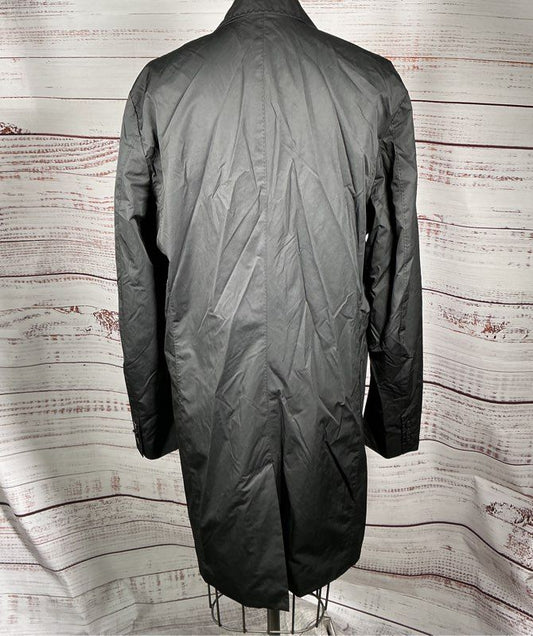 Unisex Adults PS Paul Smith Black Trench Coat Size XL