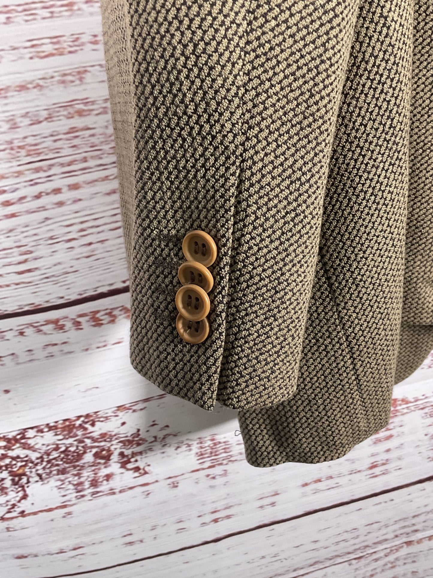 Giorgio Armani Beige Borgo 21 Blazer - Size 56 Long