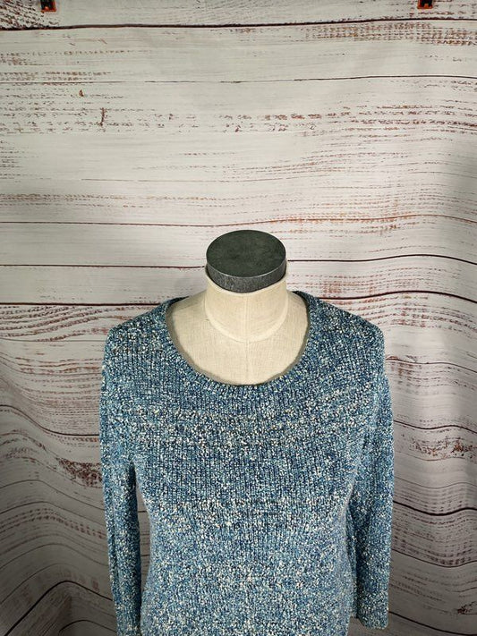Rag & Bone Women's Blue Knit Pullover Sweater Cotton Blend Size XS