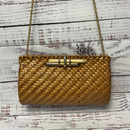 Rodo Woven Wicker Style Shoulder Bag Clutch Bag Purse