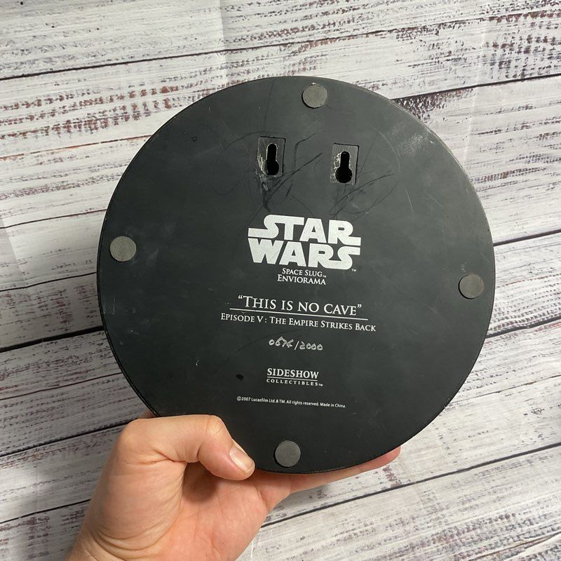 2007 Star Wars Sideshow Space Slug Enviorama 8"x8" Limited Model 674/2000