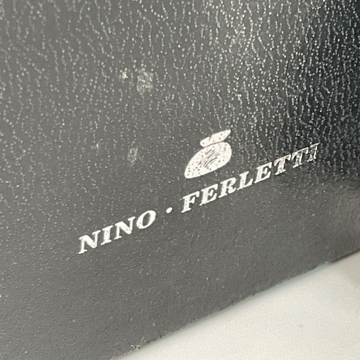 NEW NINO FERLETTI Black/White Bow Tie- OS