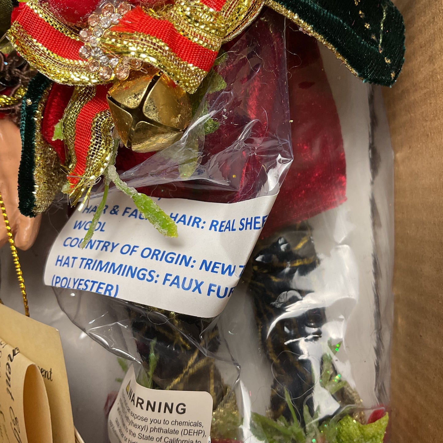 Mark Roberts Christmas Ornament Elf Wool Beard 215/900 12"