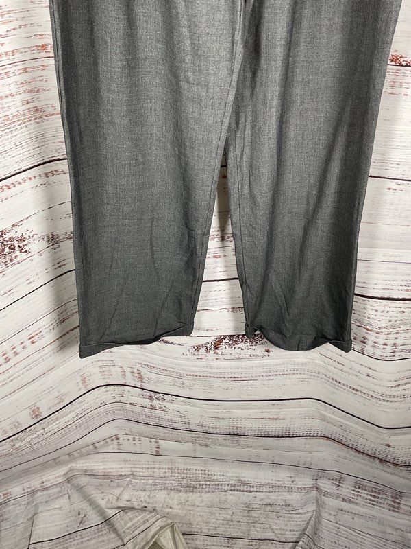 NEW Commense Women's Gray Wide-Leg Trouser Pants Size L