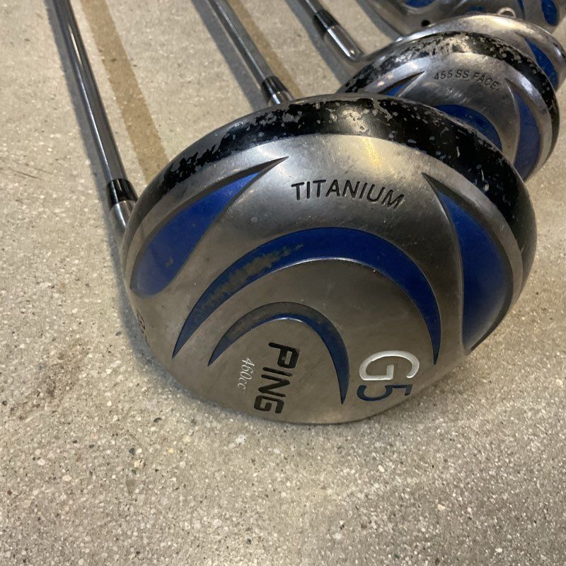 PING G5 TFC 100 Set of 7 Clubs - Driver, Hybrids, 7, 8, W Irons