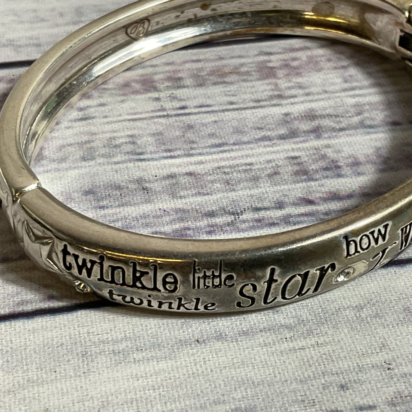 BRIGHTON Twinkle Little Star Rhinestone Bangle Bracelet