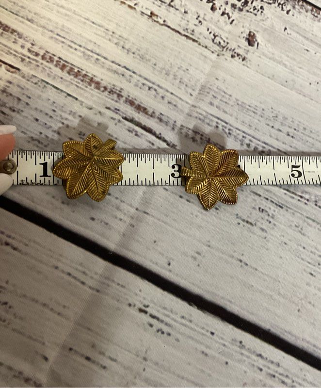 BB&B Bronze Vintage US Army 2 Brooch